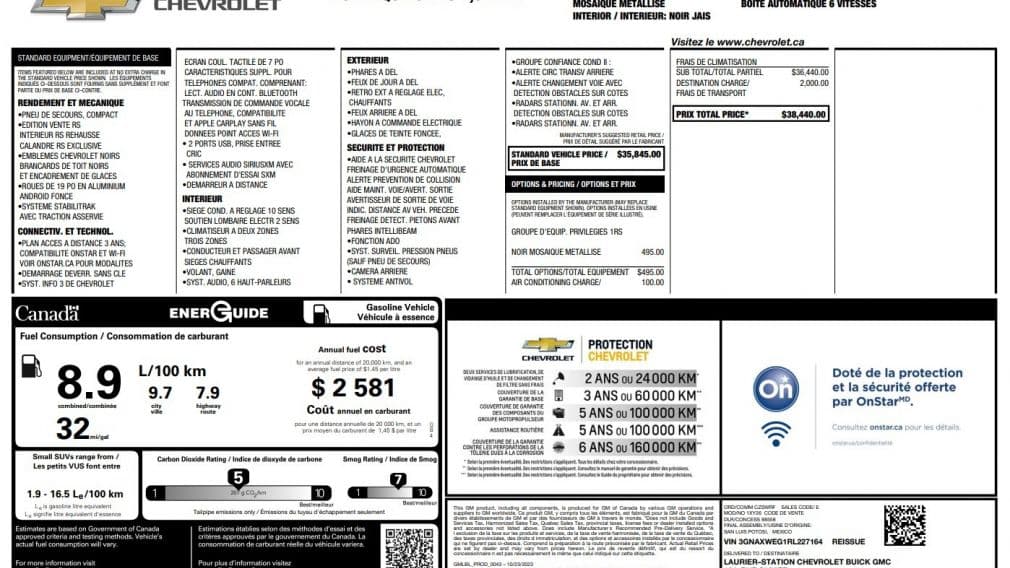 Chevrolet Equinox RS 2024 — photo 28