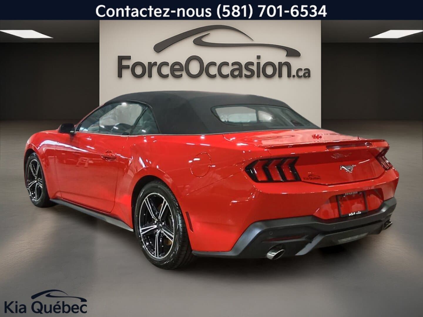 Ford Mustang ECOBOOST CONVERTIBLE *TURBO *BIZONE *CUIR *CAM&Eacute;RA *APPLE CAR PLAY/ANDROID AUTO 2025 — photo 3