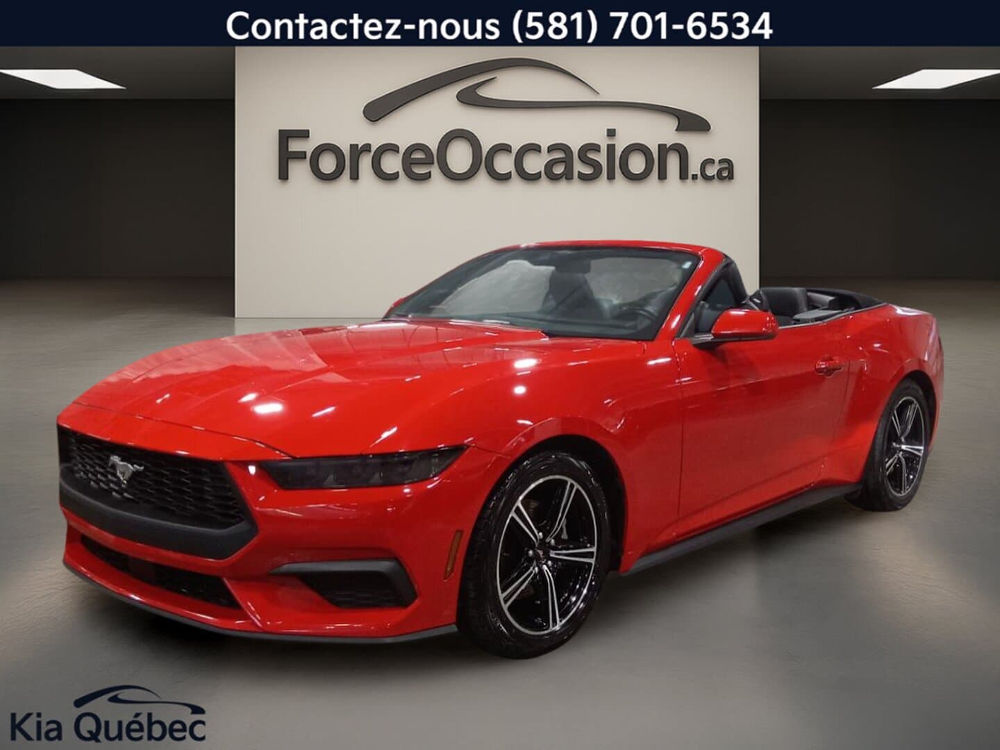 Ford Mustang ECOBOOST CONVERTIBLE *TURBO *BIZONE *CUIR *CAM&Eacute;RA *APPLE CAR PLAY/ANDROID AUTO 2025 — photo 5