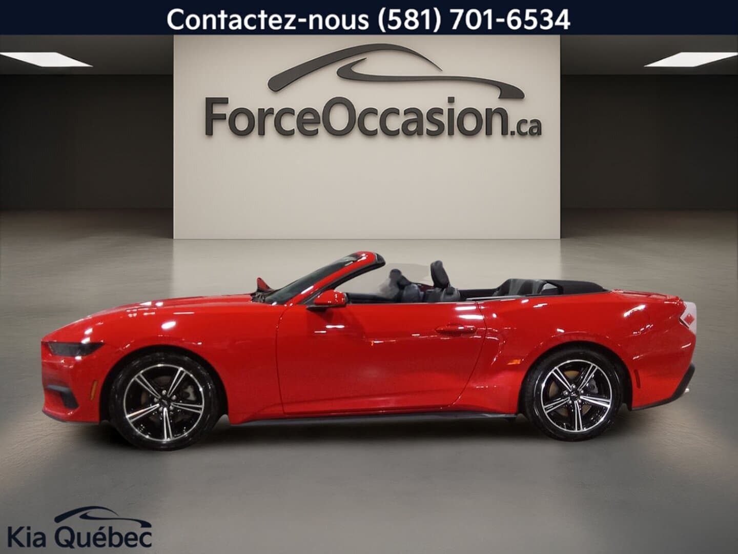 Ford Mustang ECOBOOST CONVERTIBLE *TURBO *BIZONE *CUIR *CAM&Eacute;RA *APPLE CAR PLAY/ANDROID AUTO 2025 — photo 7
