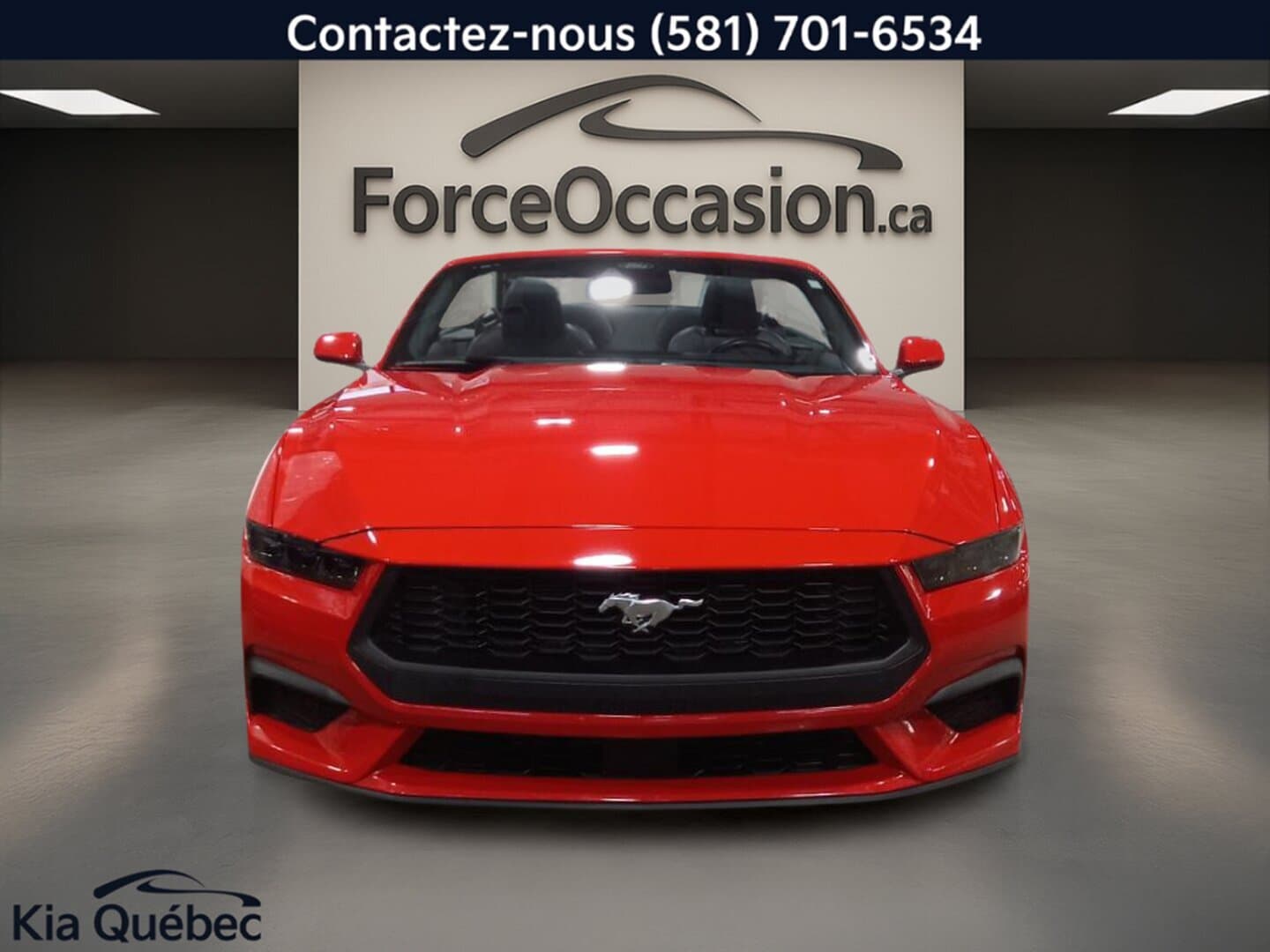 Ford Mustang ECOBOOST CONVERTIBLE *TURBO *BIZONE *CUIR *CAM&Eacute;RA *APPLE CAR PLAY/ANDROID AUTO 2025 — photo 8