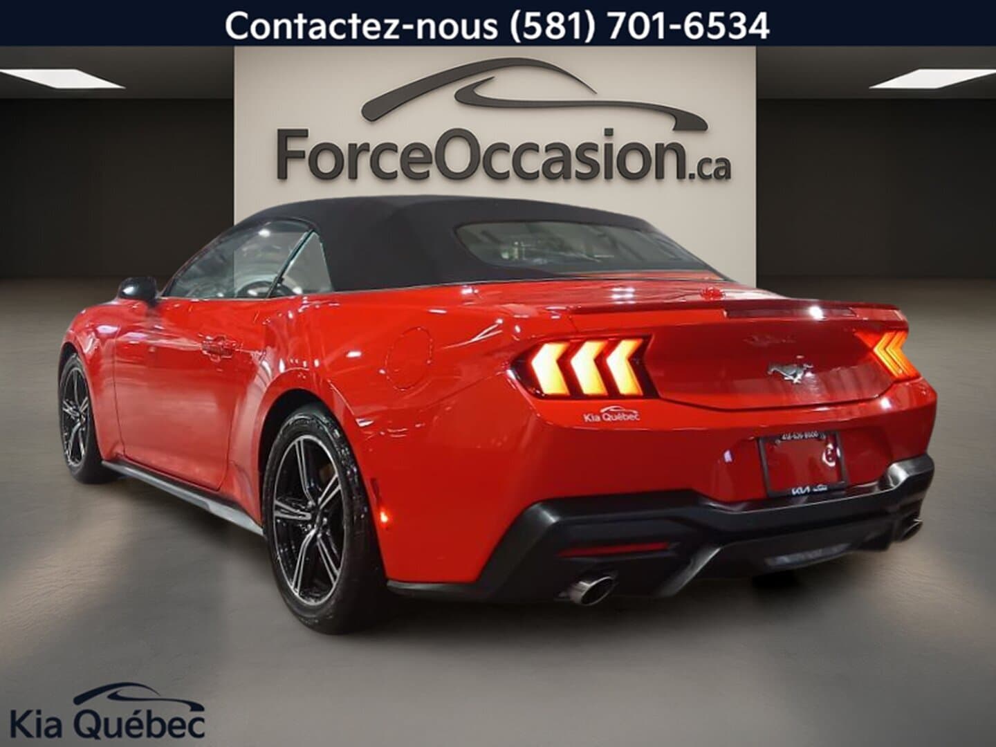 Ford Mustang ECOBOOST CONVERTIBLE CUIR *BIZONE *TURBO *CAM&Eacute;RA *APPLE CAR PLAY/ANDROID AUTO 2025 — photo 3