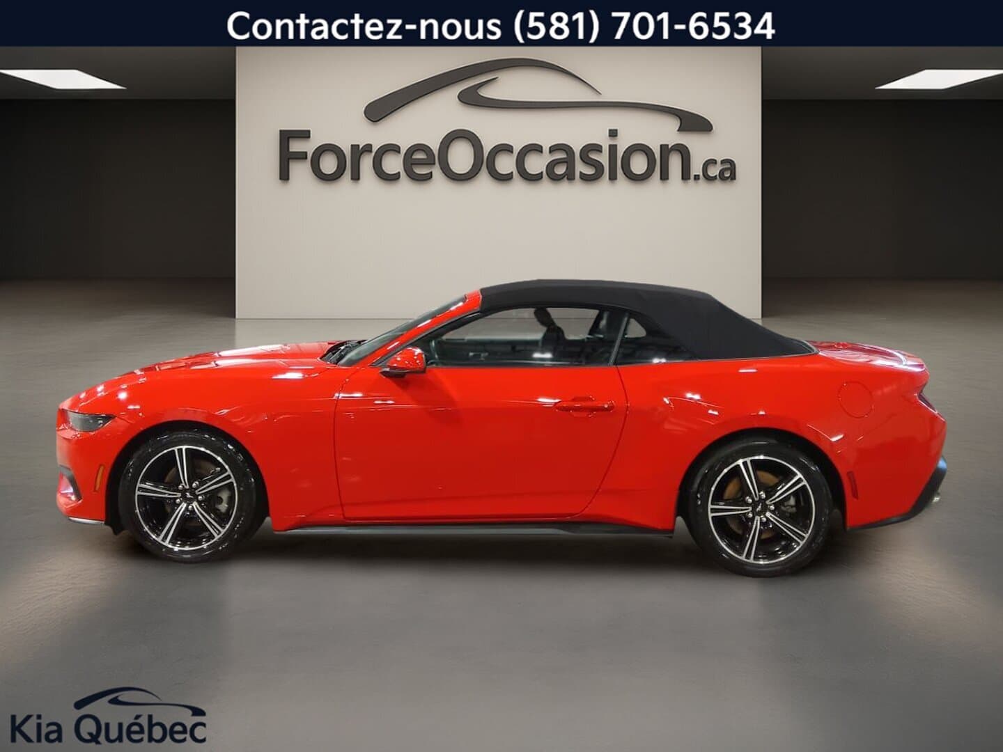 Ford Mustang ECOBOOST CONVERTIBLE CUIR *BIZONE *TURBO *CAM&Eacute;RA *APPLE CAR PLAY/ANDROID AUTO 2025 — photo 4