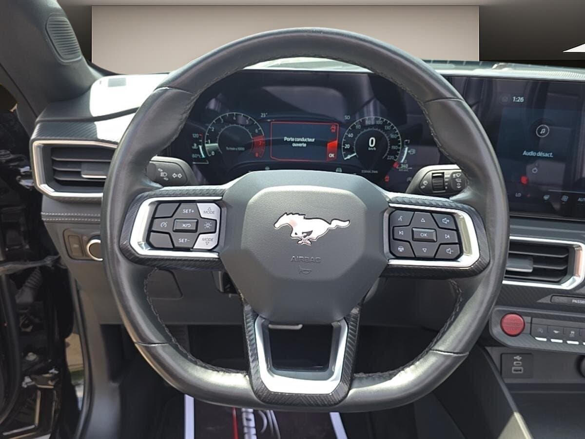 Ford Mustang ECOBOOST * 315HP * D&Eacute;CAPO * CUIR * GPS * VOLANT CHAUFF * 2025 — photo 14