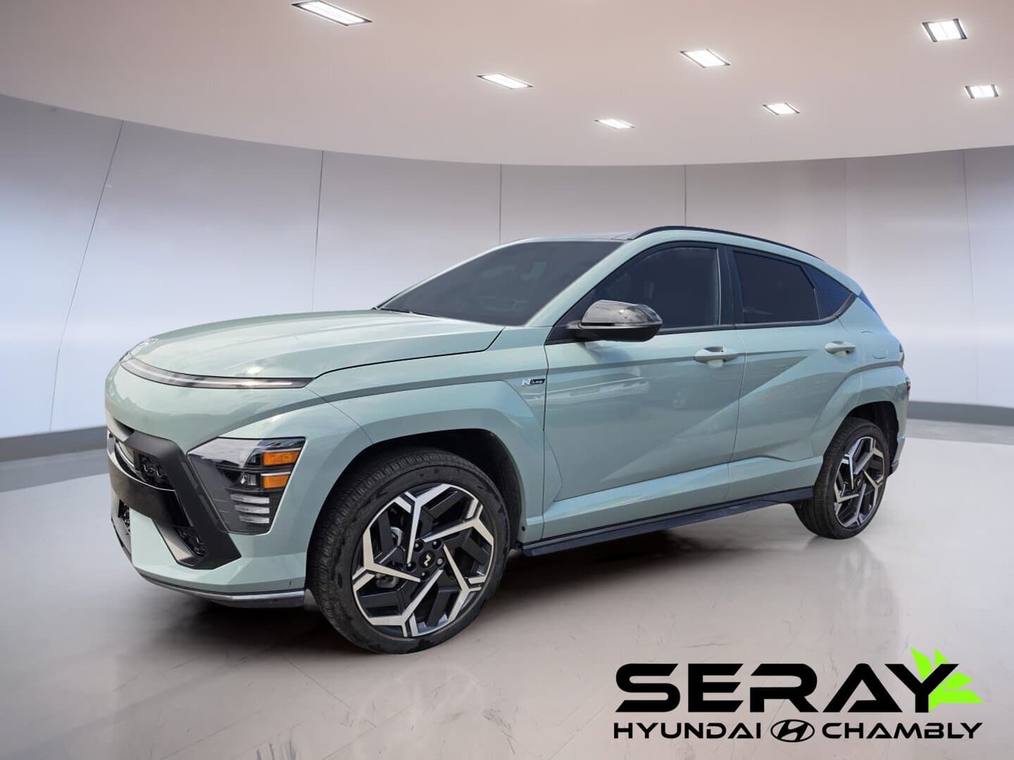 Hyundai Kona 1.6T N Line AWD 2025 Mirage Green à vendre à Chambly
