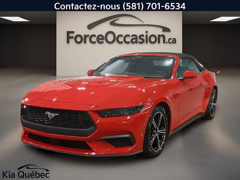 Ford Mustang ECOBOOST CONVERTIBLE *TURBO *BIZONE *CUIR *CAM&Eacute;RA *APPLE CAR PLAY/ANDROID AUTO 2025 — photo 2