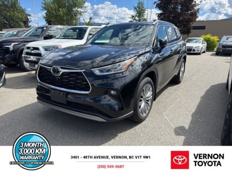 Toyota Highlander Hybrid 2025 Midnight Black Metallic à vendre à Vernon