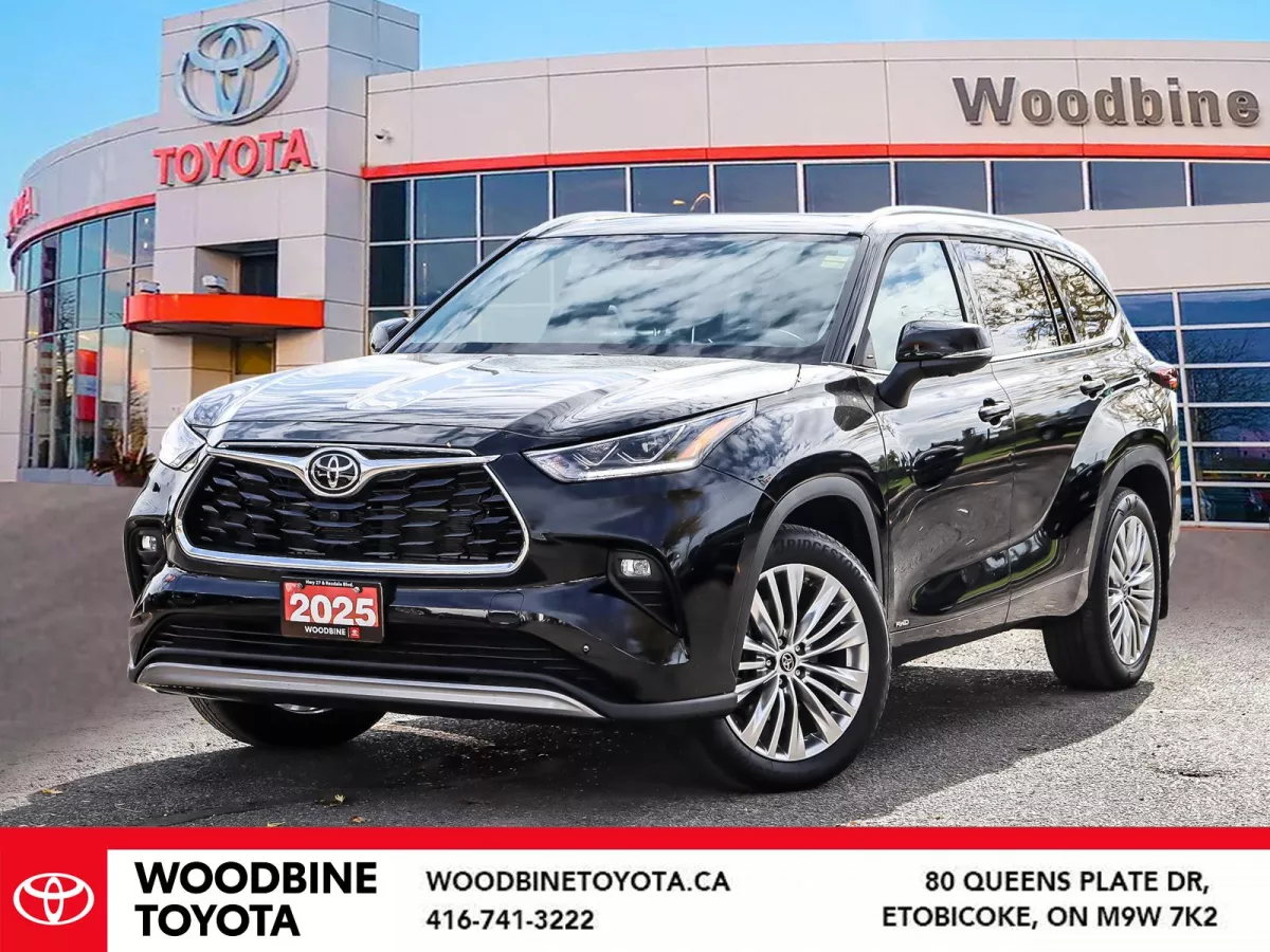 Toyota Highlander 2025 MIDNIGHT BLACK METALLIC à vendre à Etobicoke