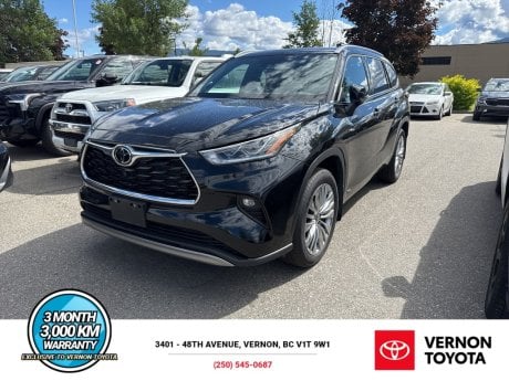 Toyota Highlander Hybrid 2025 Midnight Black Metallic à vendre à Vernon